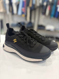 Zapatillas Deportivas Chanel CC Logo Negras para Un Estilo Elegante y Casual
