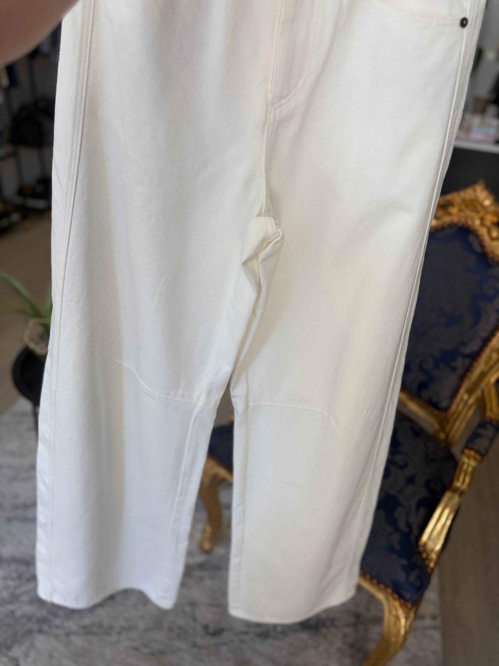 Pantalón Blanco Wide Leg Soeur