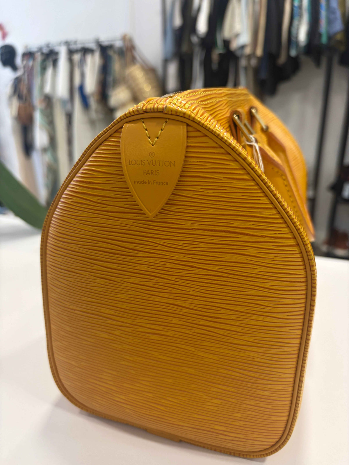 Bolso Speedy Amarillo Louis Vuitton