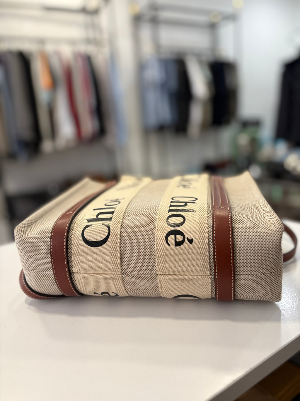 Bolso Chloé Tote Woody Pequeño