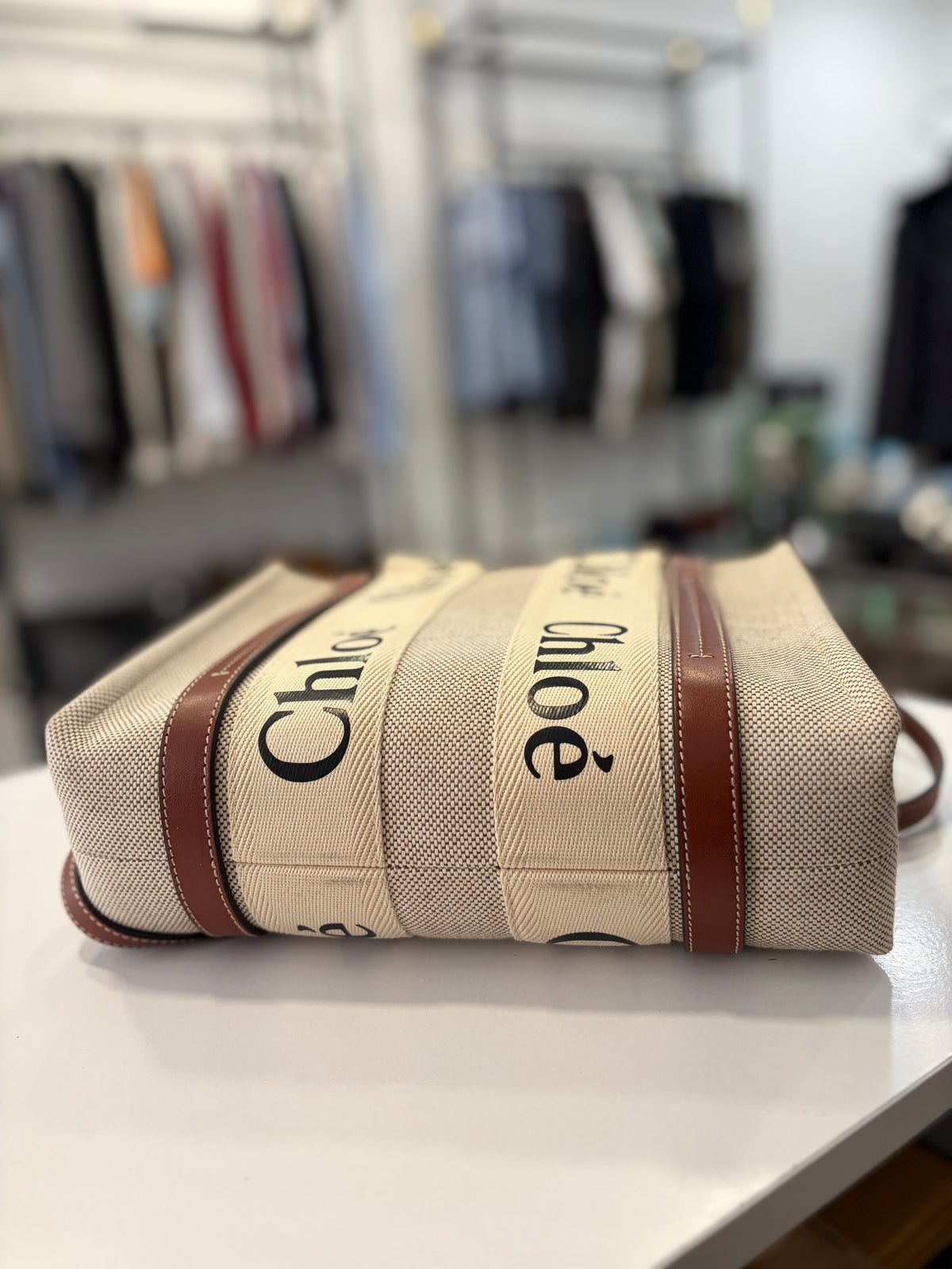 Bolso Chloé Tote Woody Pequeño