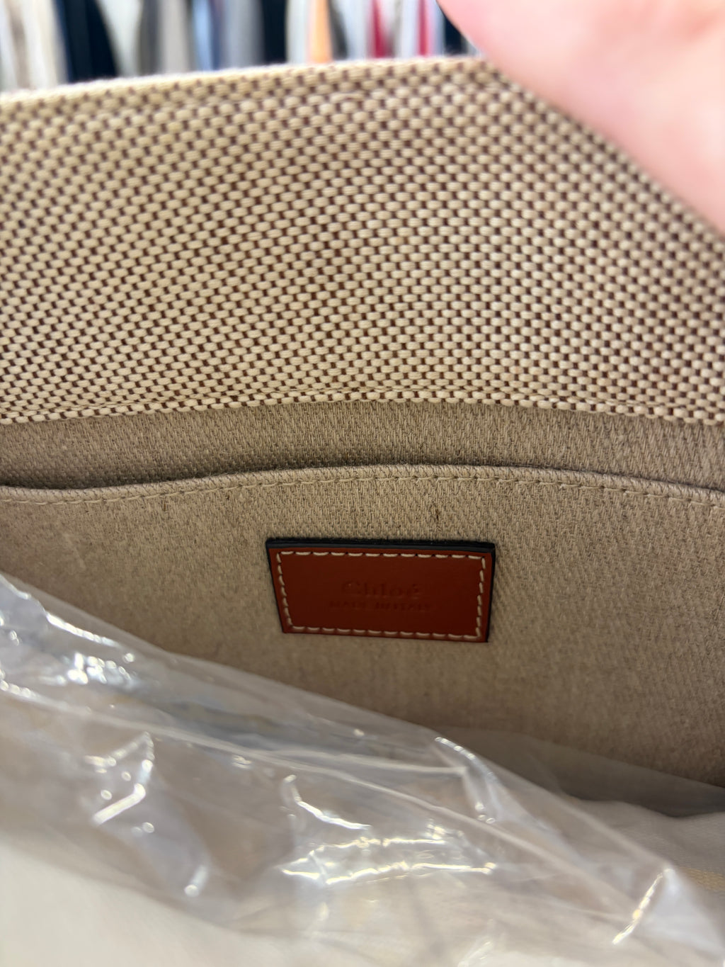 Bolso Chloé Tote Woody Pequeño