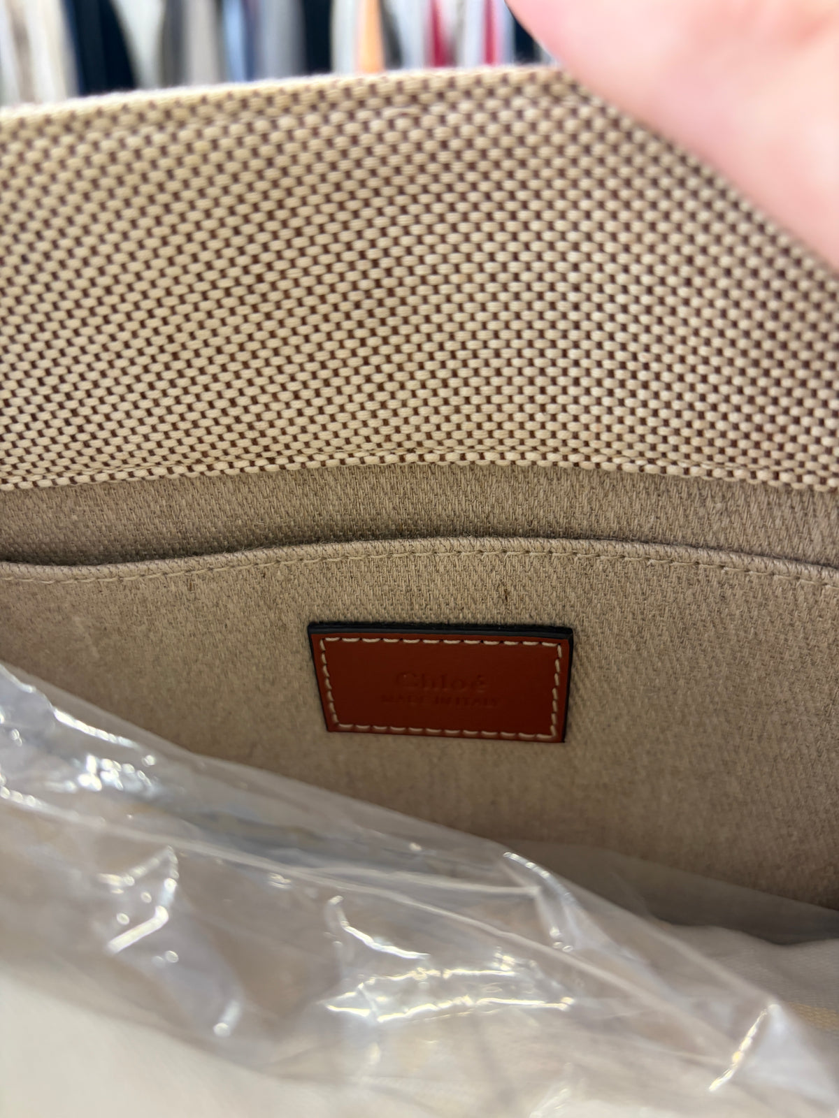 Bolso Chloé Tote Woody Pequeño