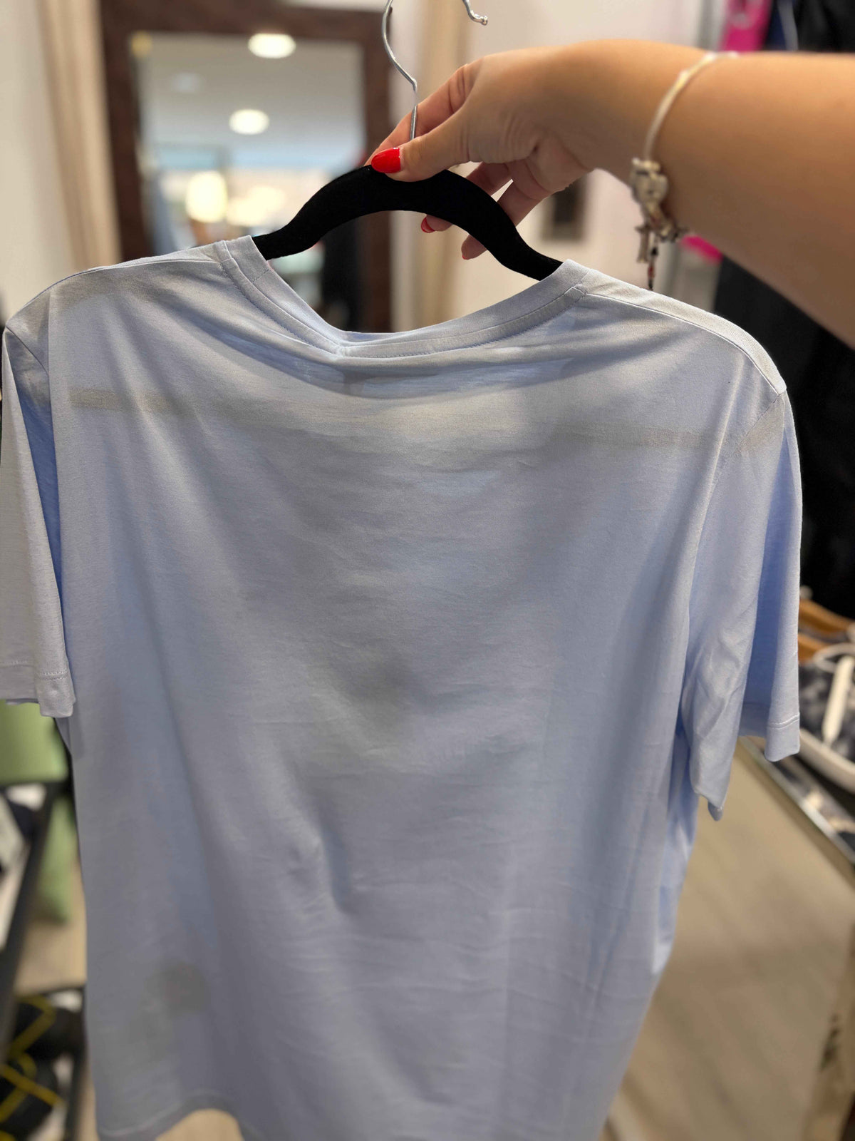 Camiseta Azul Cielo Prada