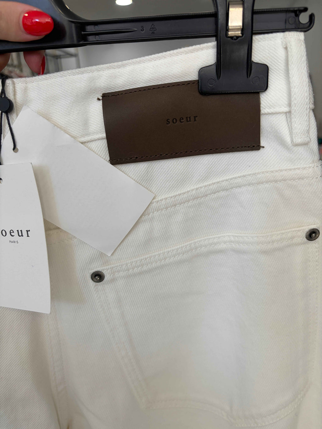 Pantalón Blanco Wide Leg Soeur