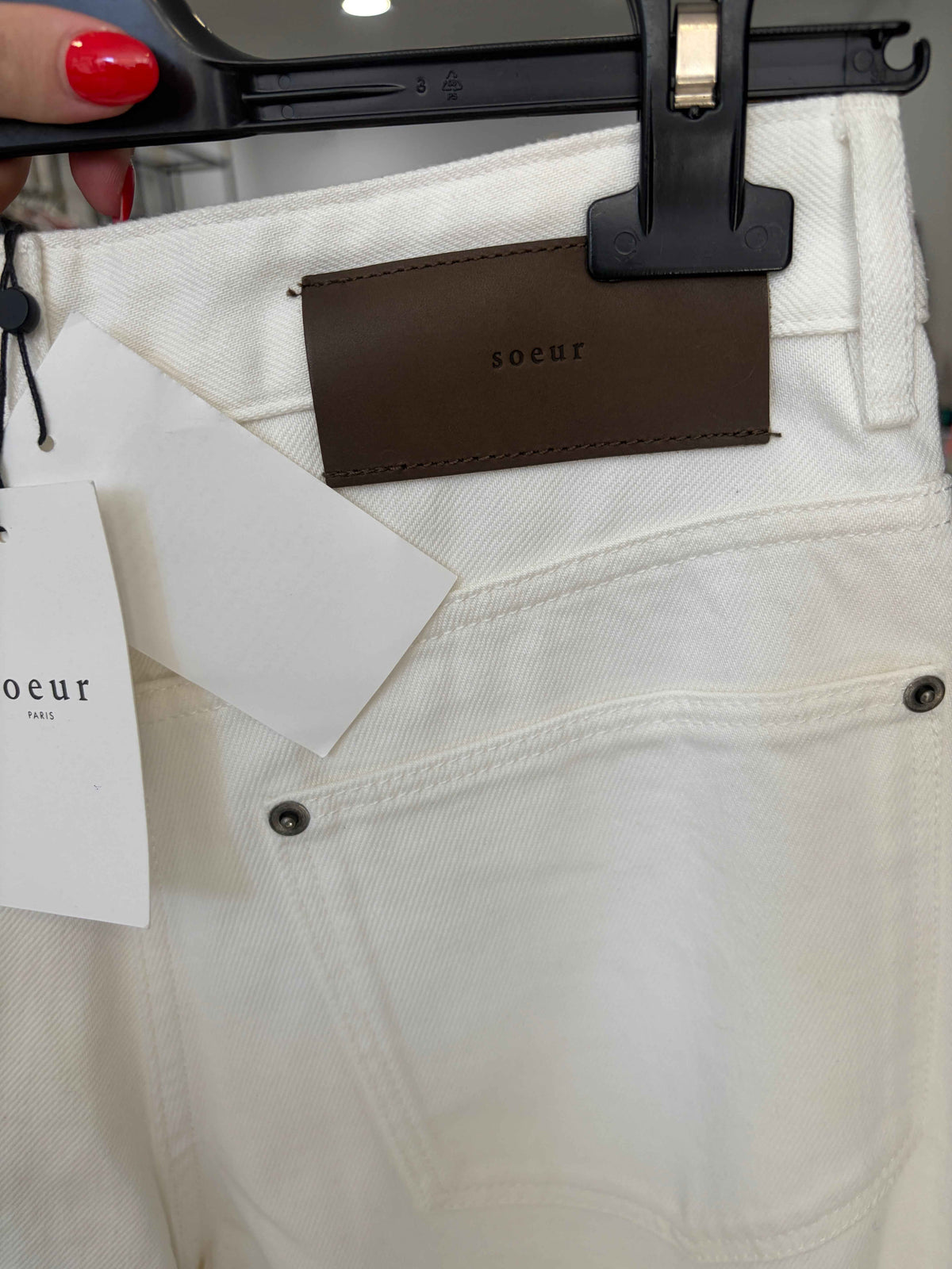 Pantalón Blanco Wide Leg Soeur