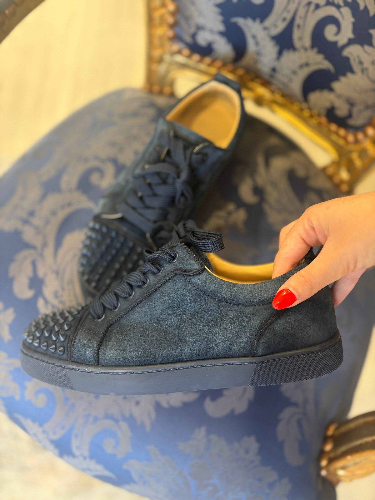 Tenis Louboutin Ante Azul