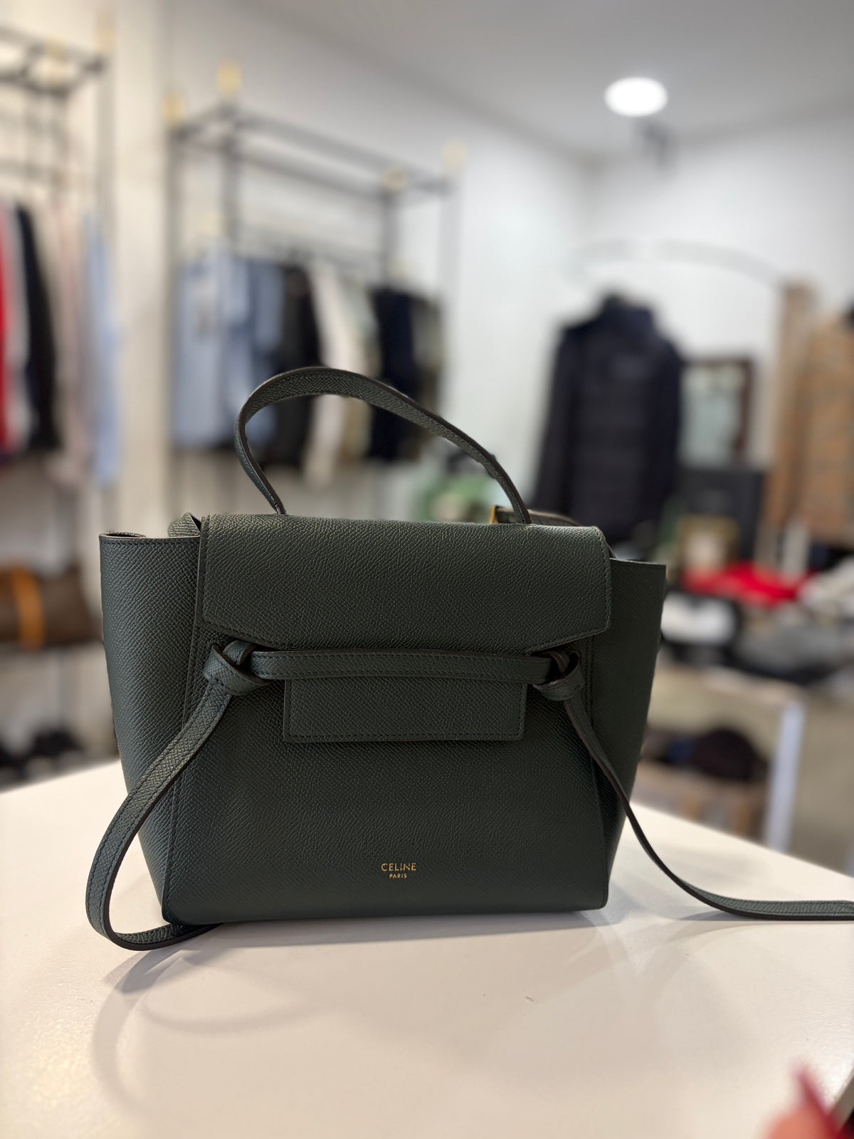 Bolso Céline Belt Verde