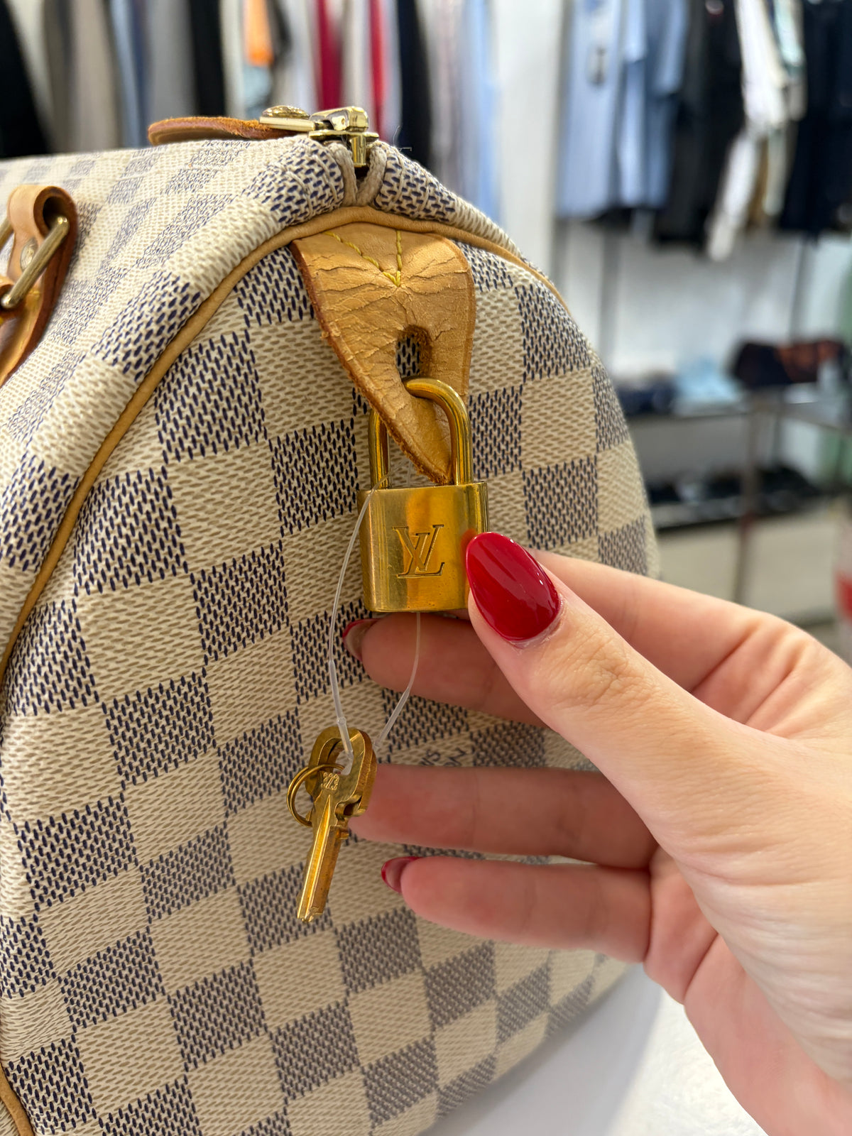 Bolso Louis Vuitton Speedy 30 Damier