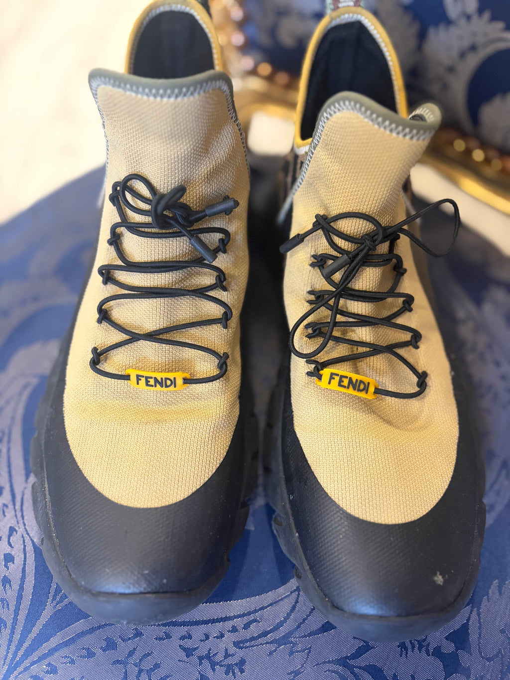 Zapatos Fendi Ff Motif Mesh Slip