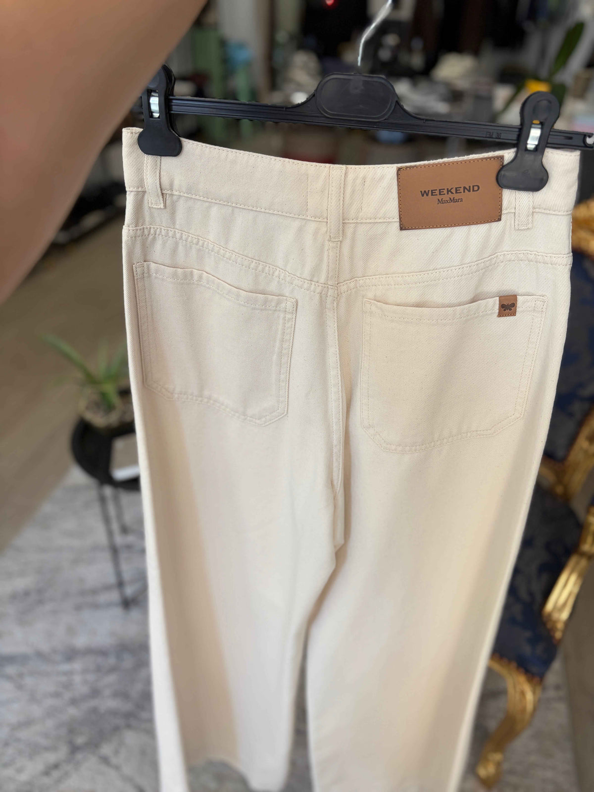 Pantalón Wide Leg Beige MaxMara