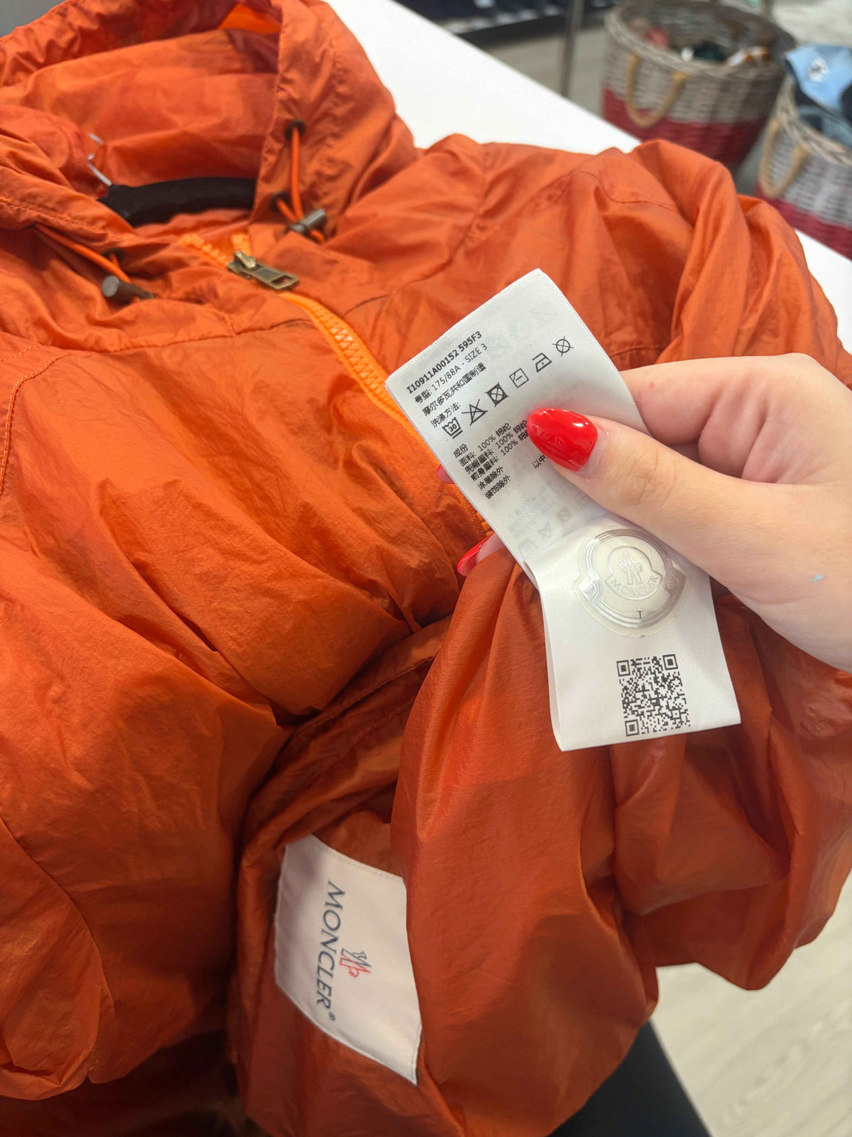 Chaqueta Moncler Samakar Naranja
