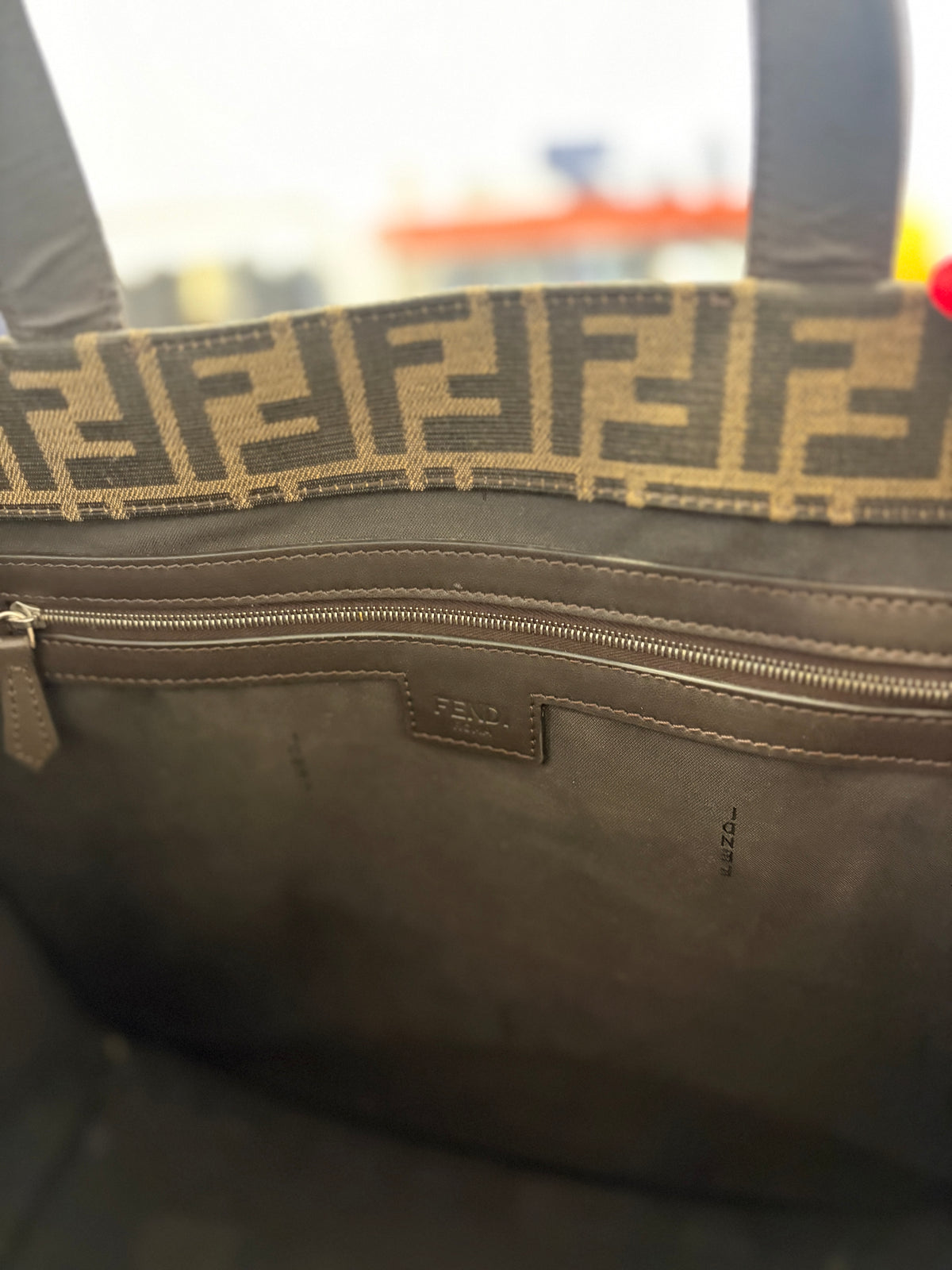 Bolso Fendi Lona Marrón