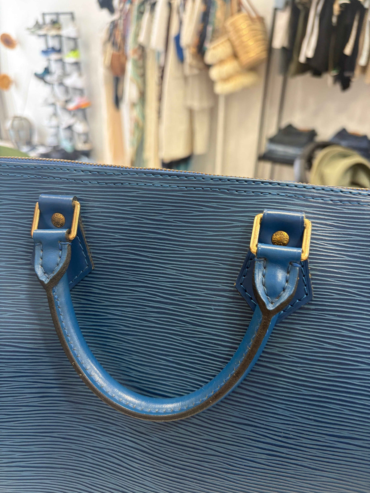 Bolso Speedy Azul Louis Vuitton