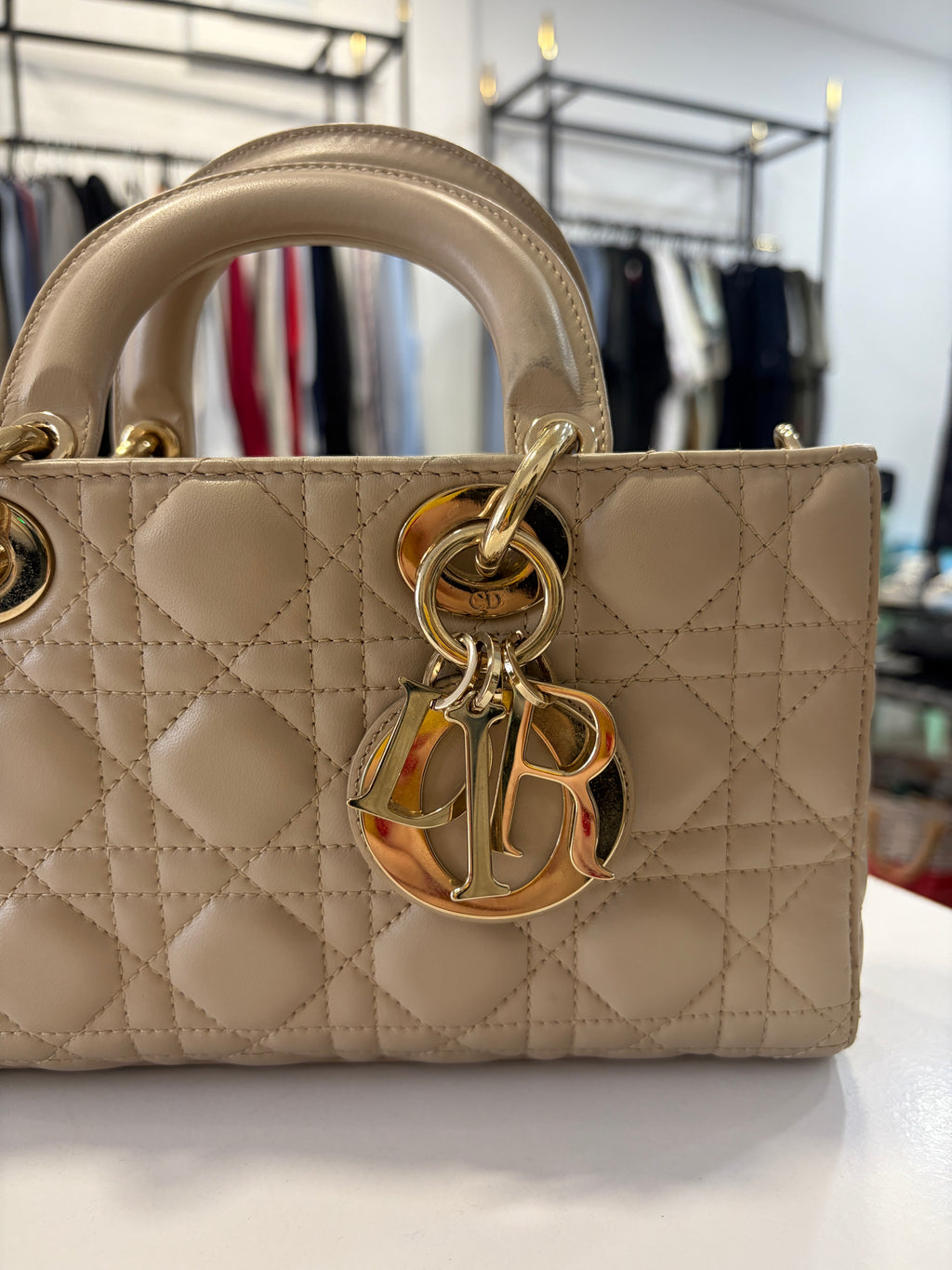 Bolso Lady Dior Beige