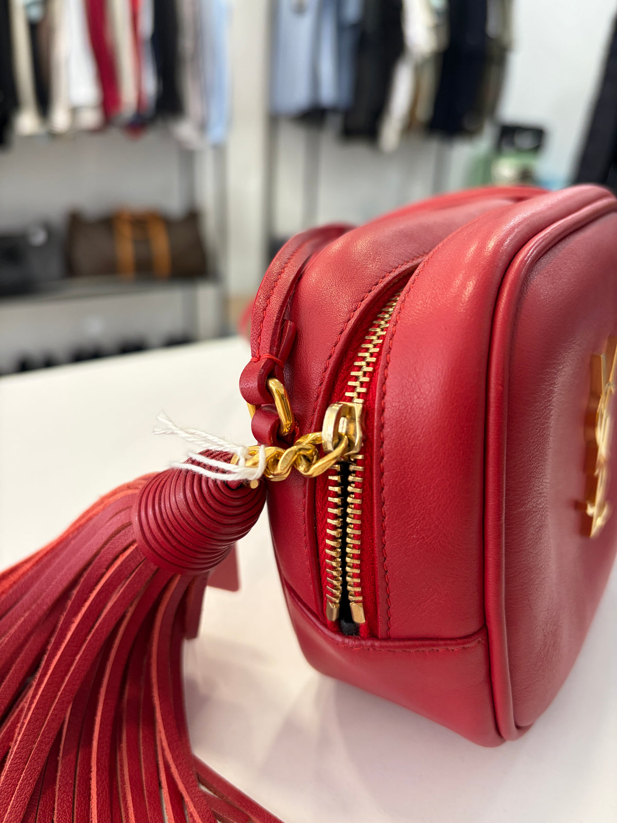 Bolso Saint Laurent Blogger Rojo