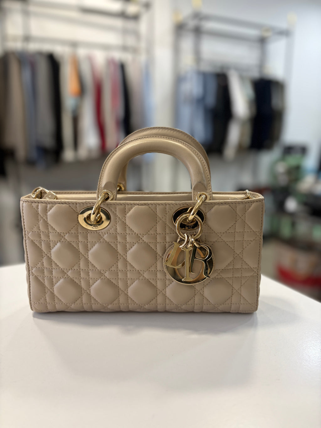 Bolso Lady Dior Beige