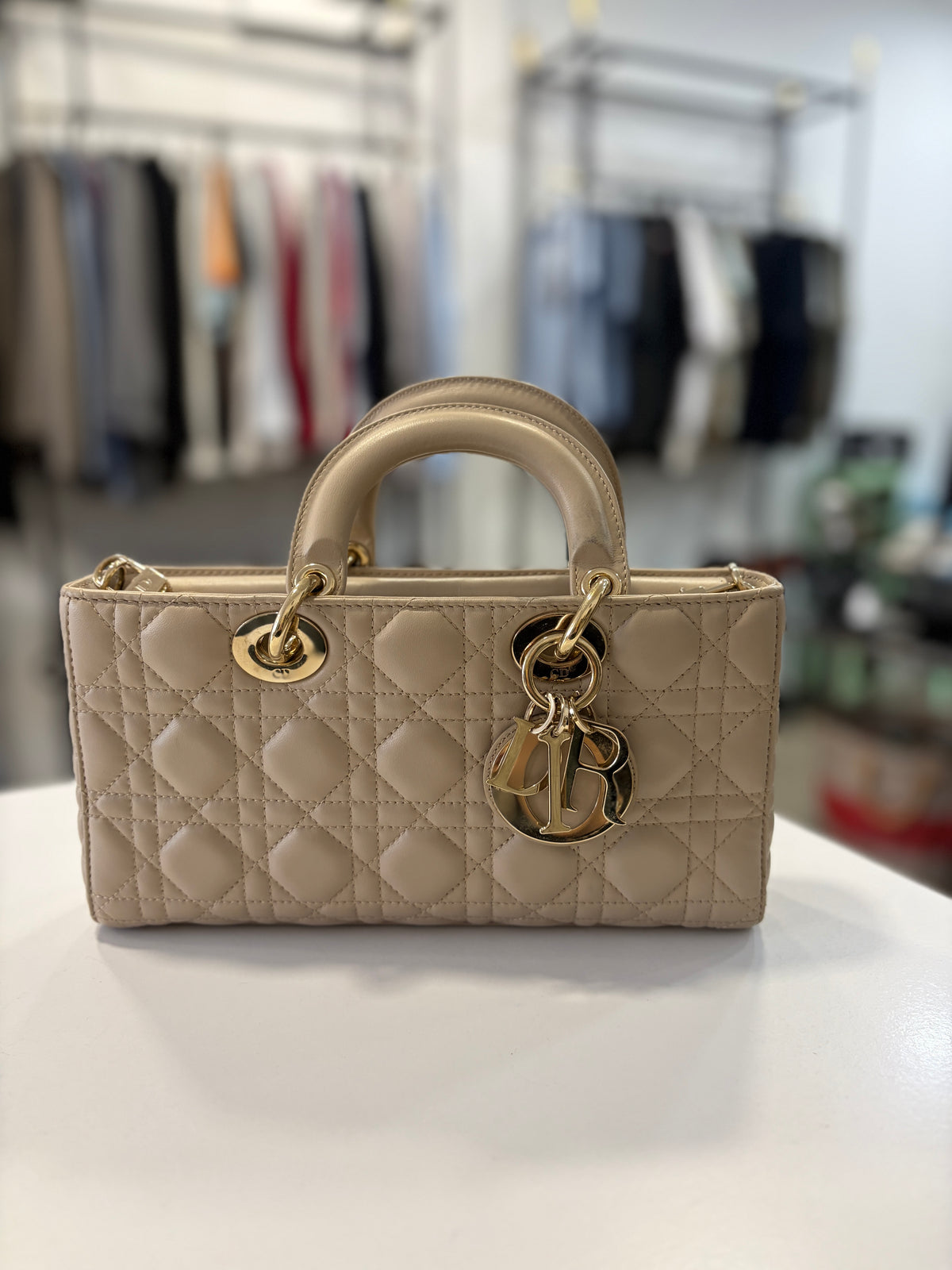 Bolso Lady Dior Beige