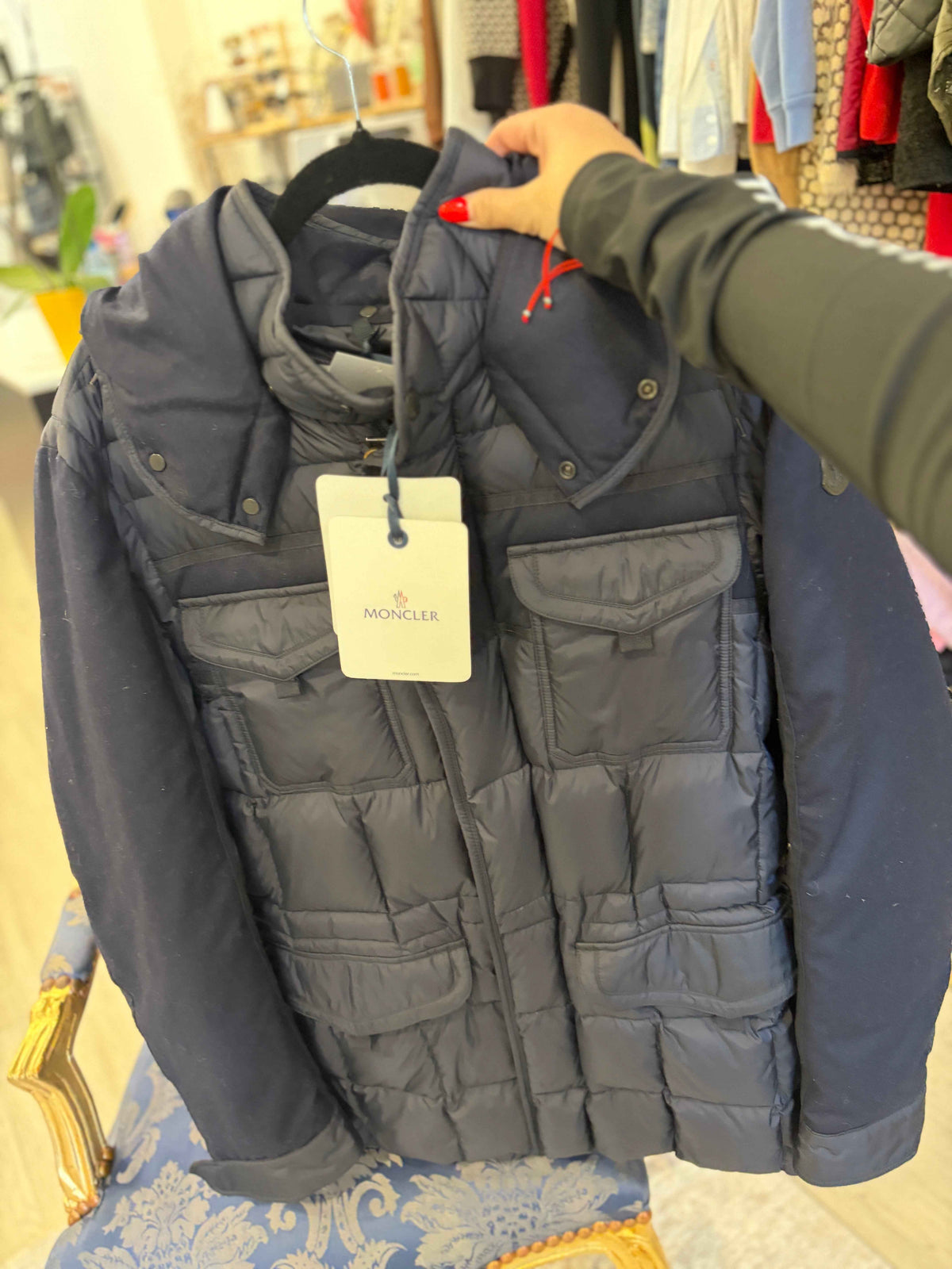Plumífero Moncler Azul Marino
