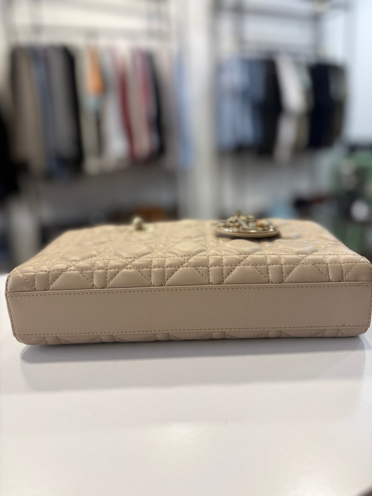 Bolso Lady Dior Beige